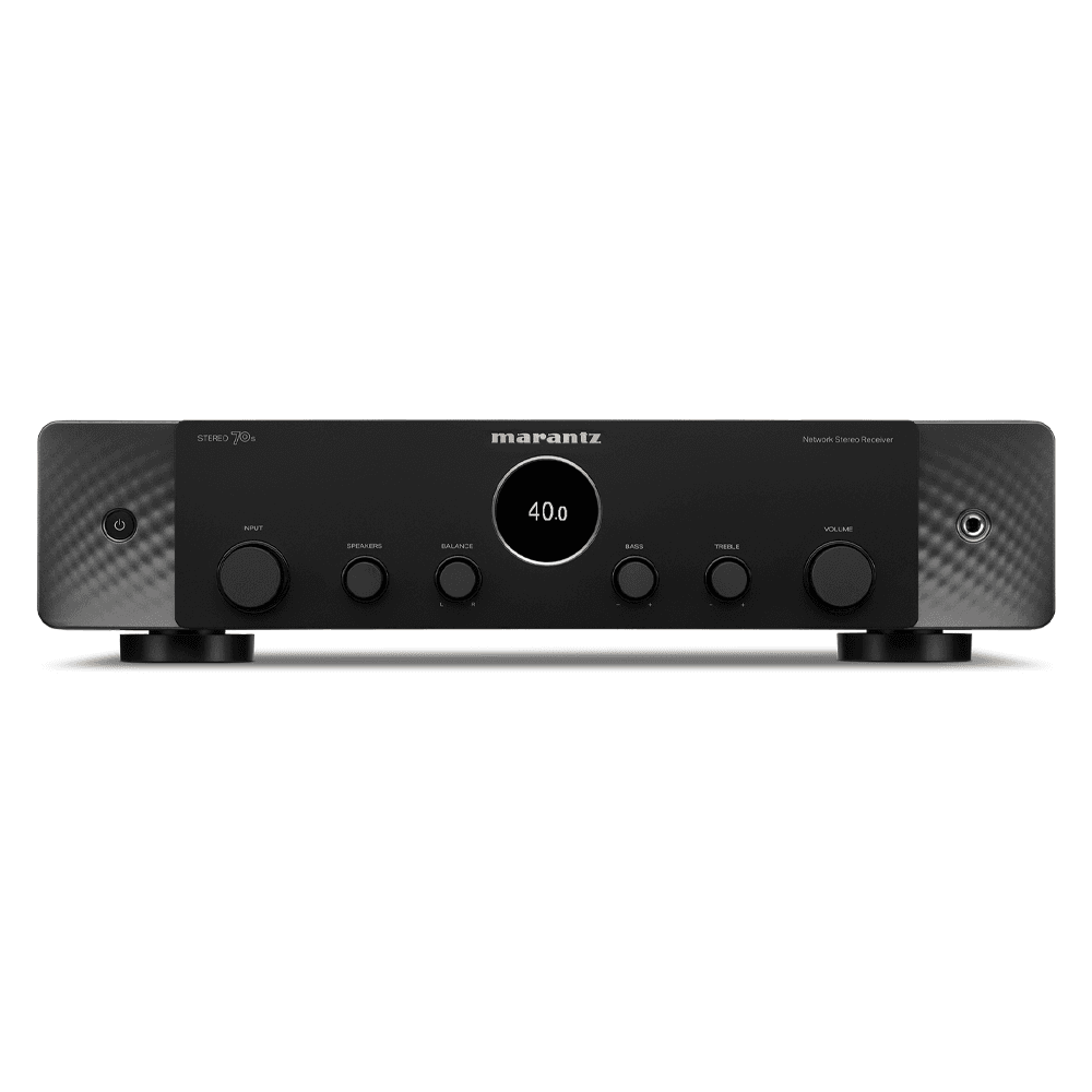 Marantz STEREO70S Receiver (Black) - Slimline Stereo Receiver incl 8K Hdmi and Arc