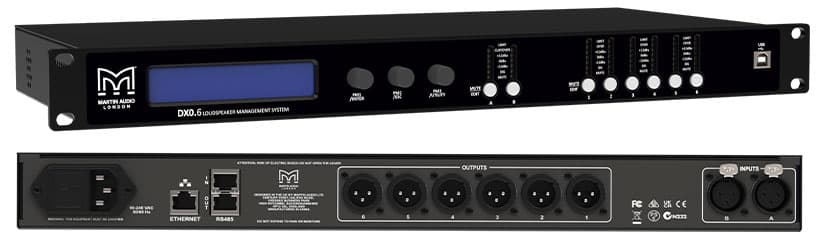 Martin Audio DX06 - 2 In x 6 Out Loudspeaker Management System