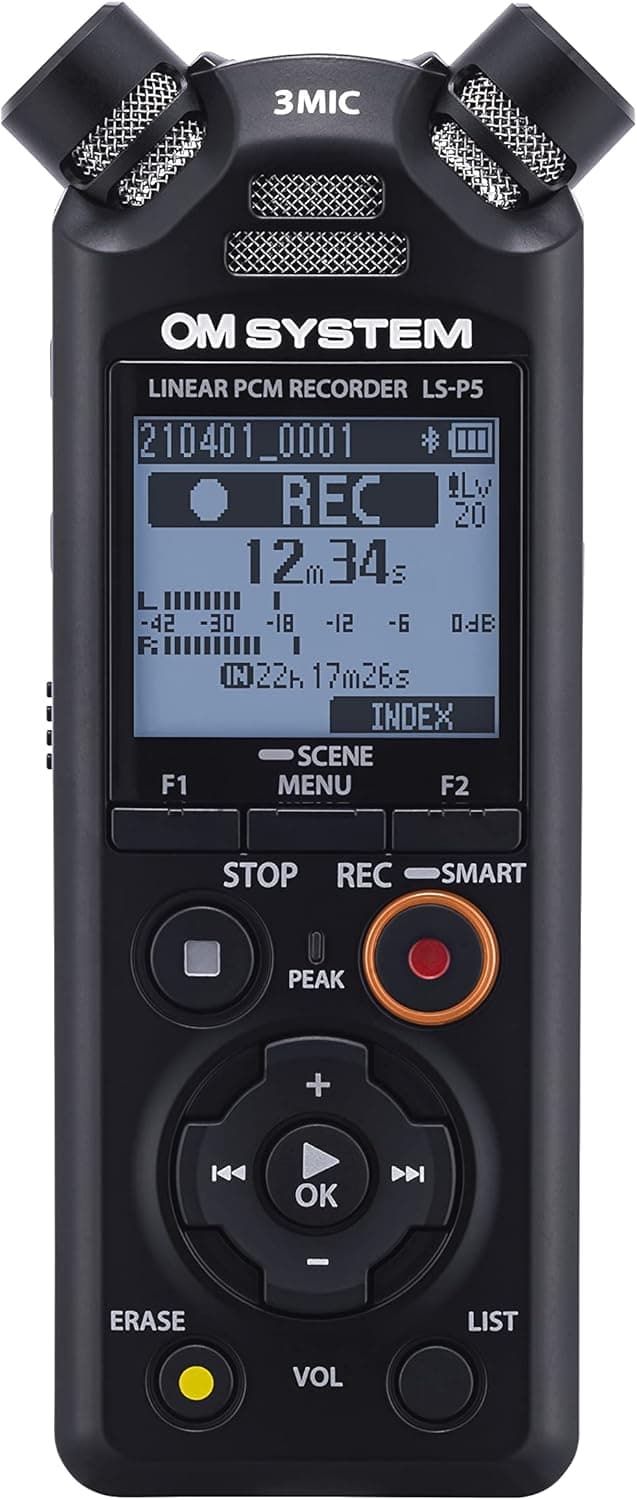 Olympus LS-P5 OM SYSTEM - LINEAR PCM Recorder