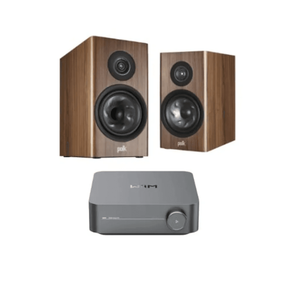 Polk R200 Brown with WiiM Amo Pro Combo