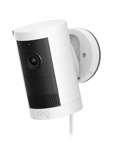 Ring - Outdoor Cam Plus Plug-In (White)