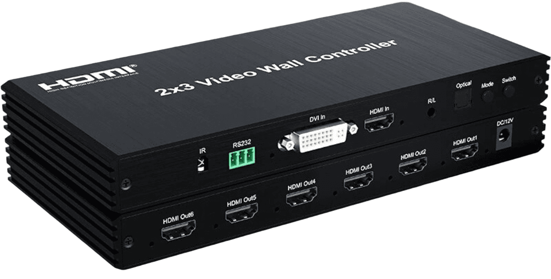 UniQue - UQ-HVWC2X3 2x3 HDMI Video Wall Controller