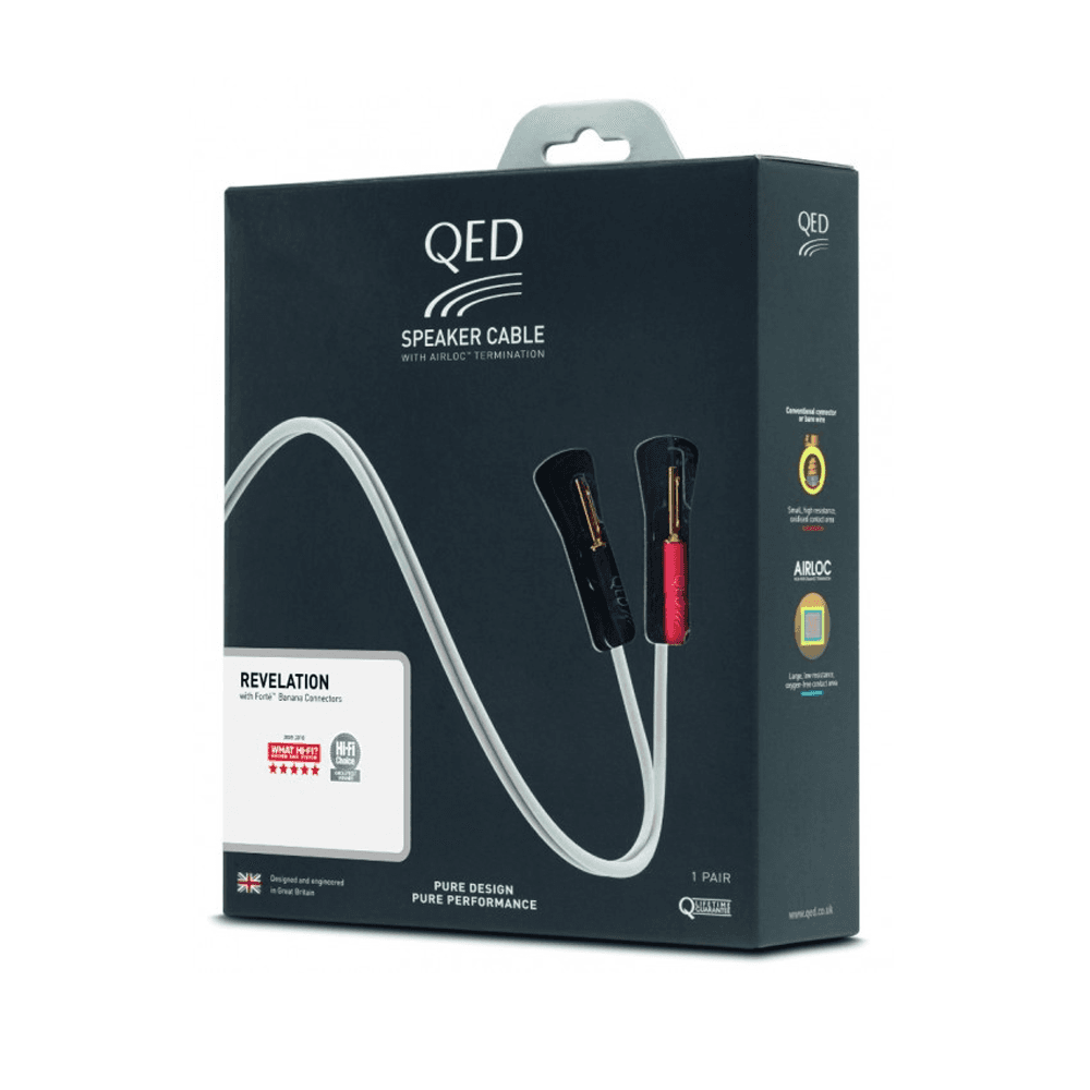 QED Signature Revelation 5M - Pre-terminated Speaker Cable Pair