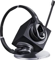 Sennheiser DW 30 PHONE - EU DECT Wireless Binaural Professional headset with base station : only for desk phone