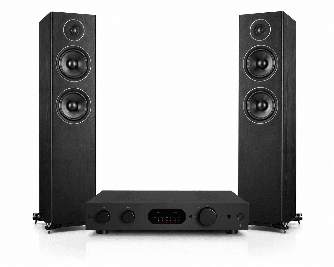 Audiolab 6000A MKII + Wharfedale Diamond 12.3 Hi-Fi Stereo Package
