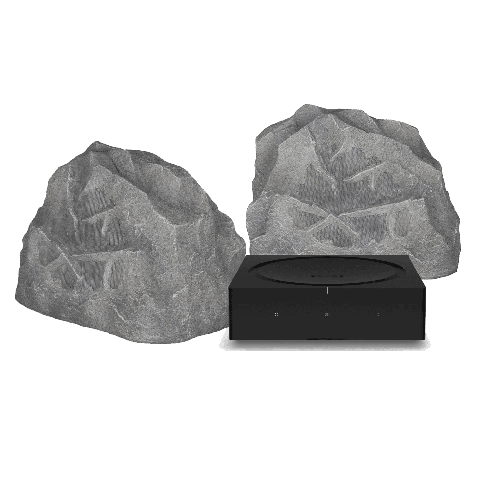 Sonos Entertainment Package 4 - Sonos Amp and Two Sonance RK3 Rock Speakers