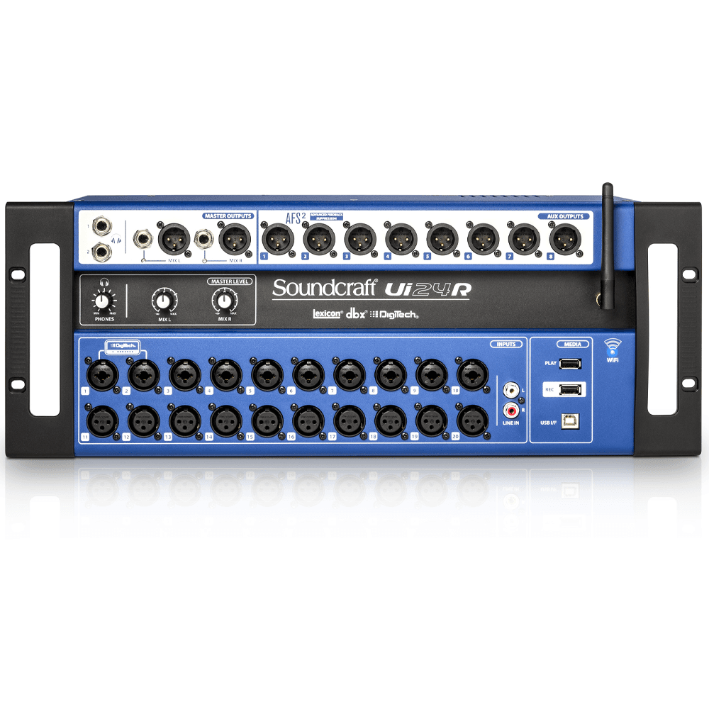 SoundCraft Ui24R - 24-channel Digital Mixer/USB Multi-Track Recorder With Wireless Control