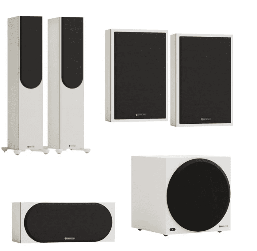 Monitor Audio - Bronze 300 5.1 Home Theatre Speaker System (White)