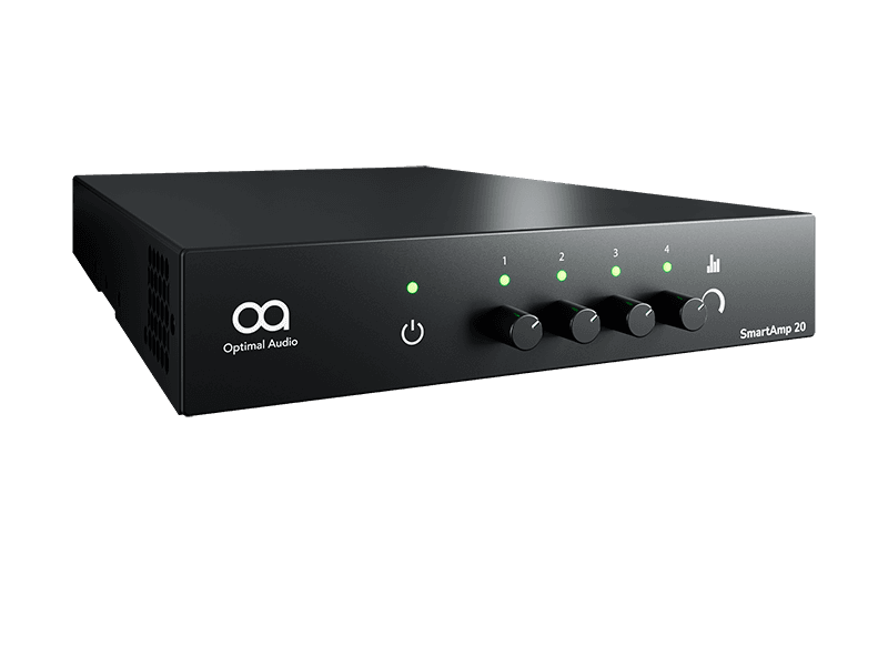 Optimal Audio SMARTAMP 20 - 4 x 125W Amplifier with DSP
