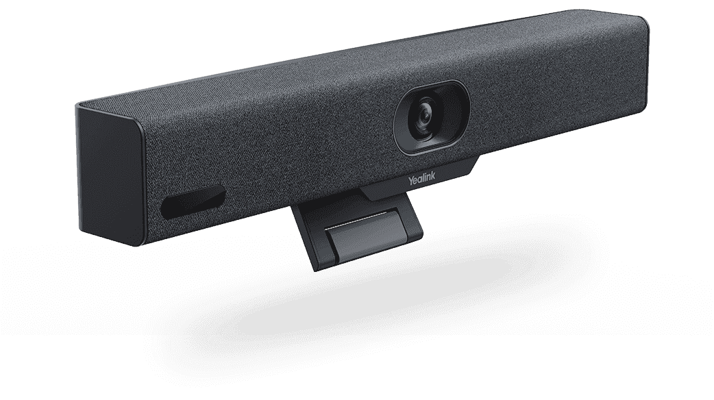 Yealink - A10 All-In-One android video bar for teams - A10 video bar, remote control, built-in microphones, built-in speaker, built-in camera, wall mount bracket