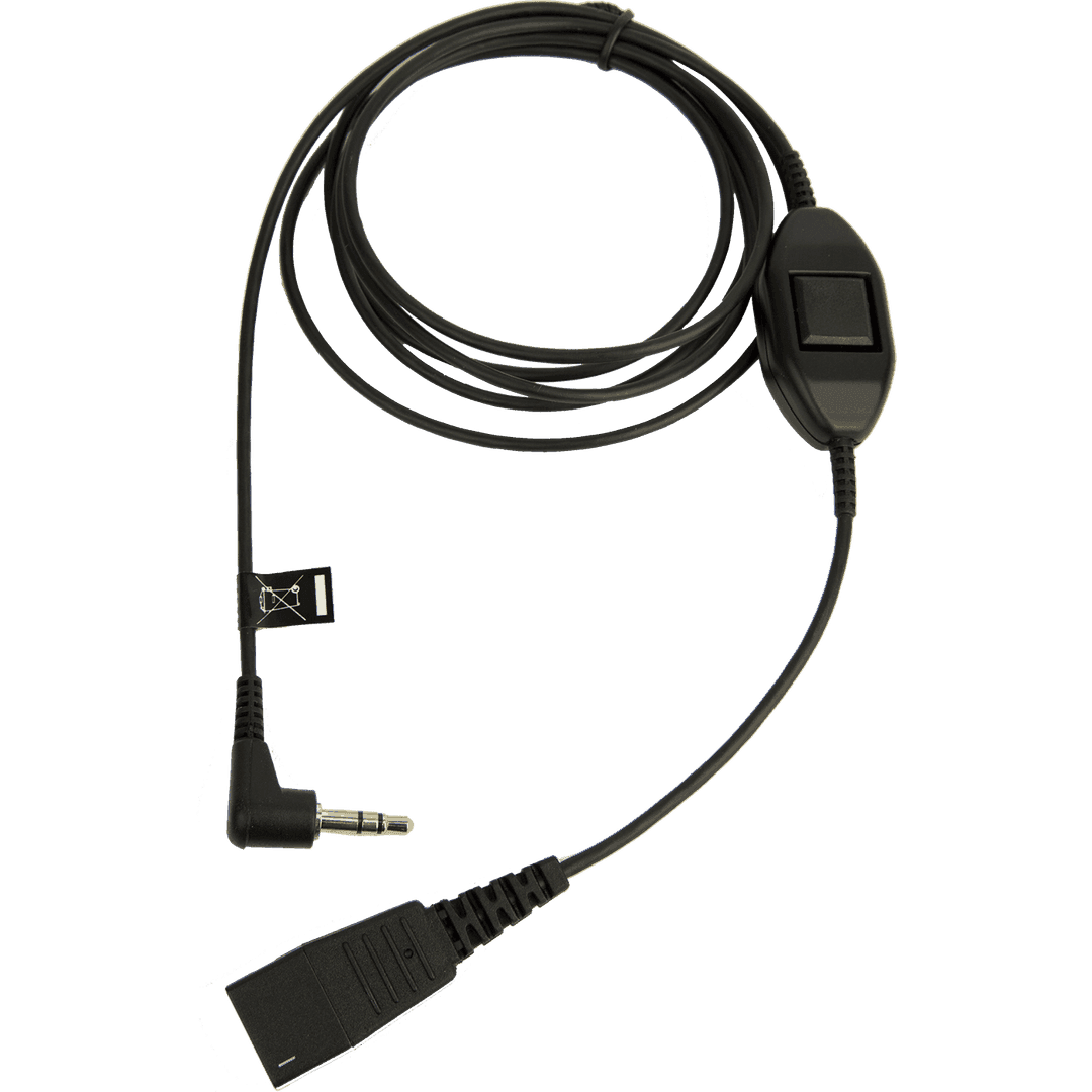 Jabra - QD To RJ9 Straight Cord