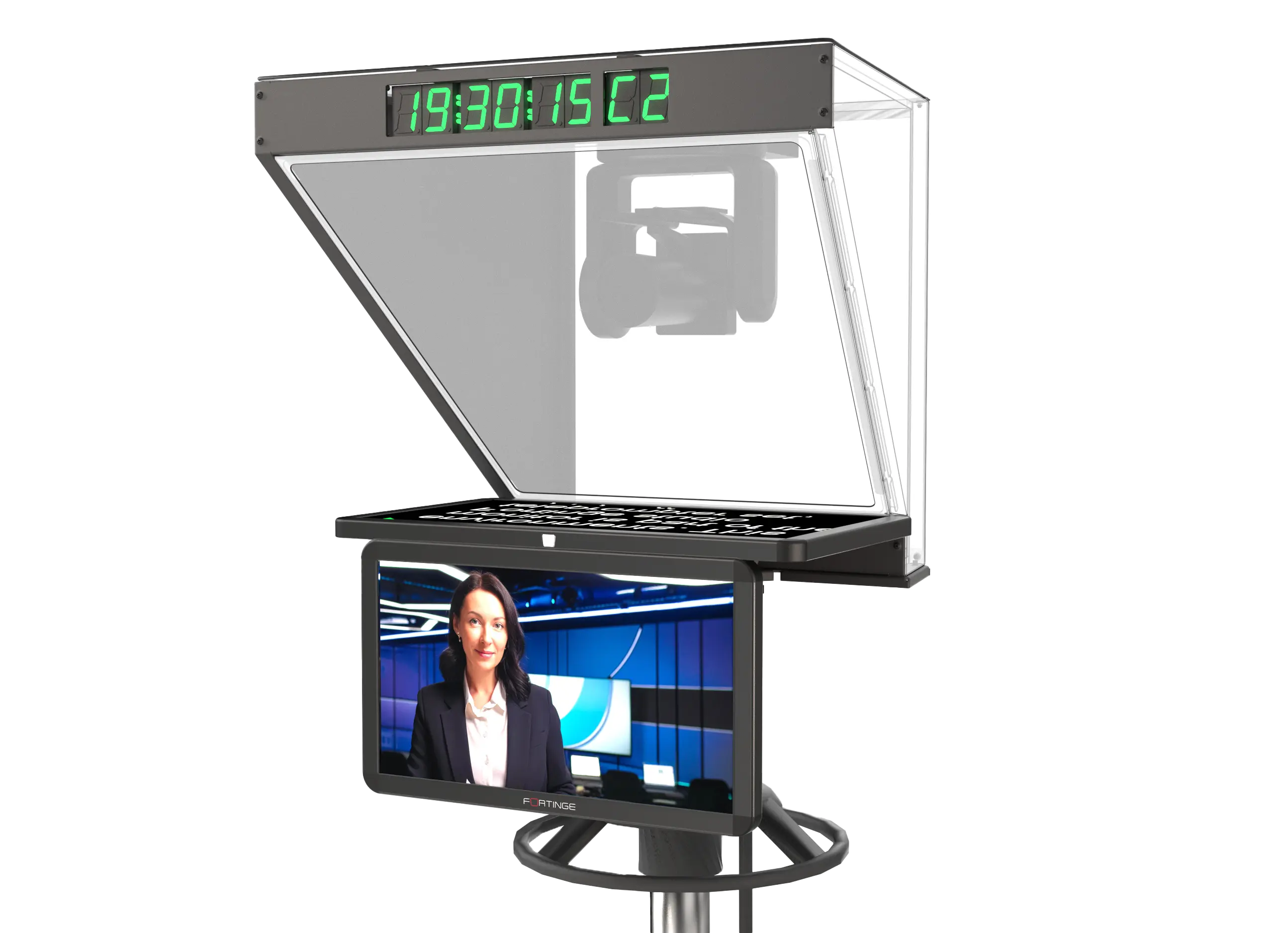 Fortinge - FOR-GLS-07 Teleprompter Glass for 17-inch ERA Series
