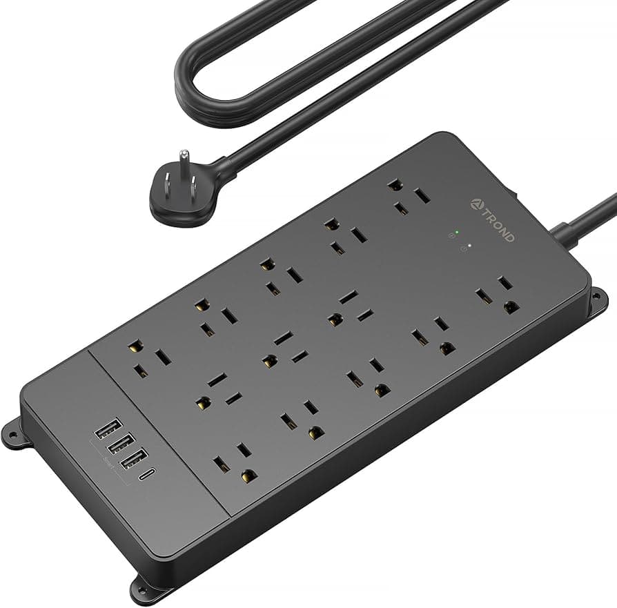 UniQue - Euro Plug to IEC 2-Pin Power Cable (Black, 1.8m)