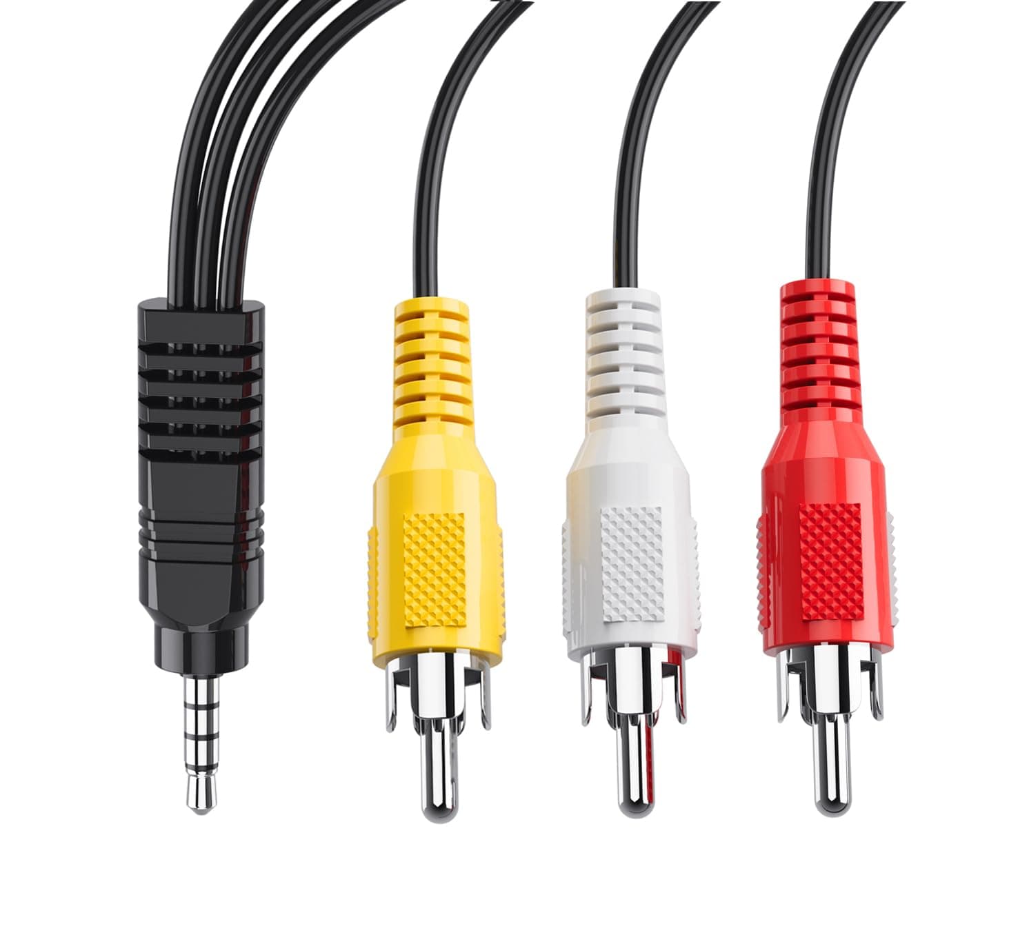 UniQue - 2x RCA Male to 3.5mm Stereo Jack Cable (1.8m)