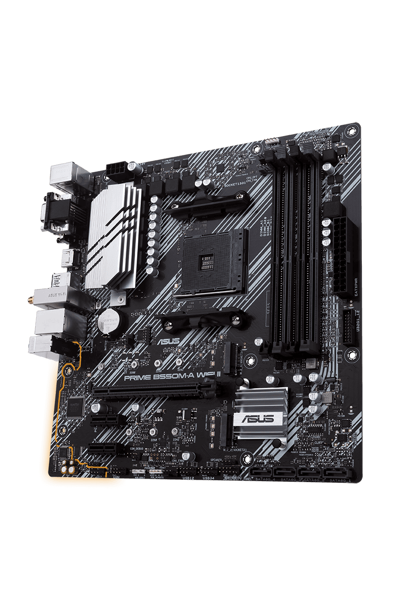 Asus - Prime A520M-K AMD AM4 Micro-ATX Motherboard