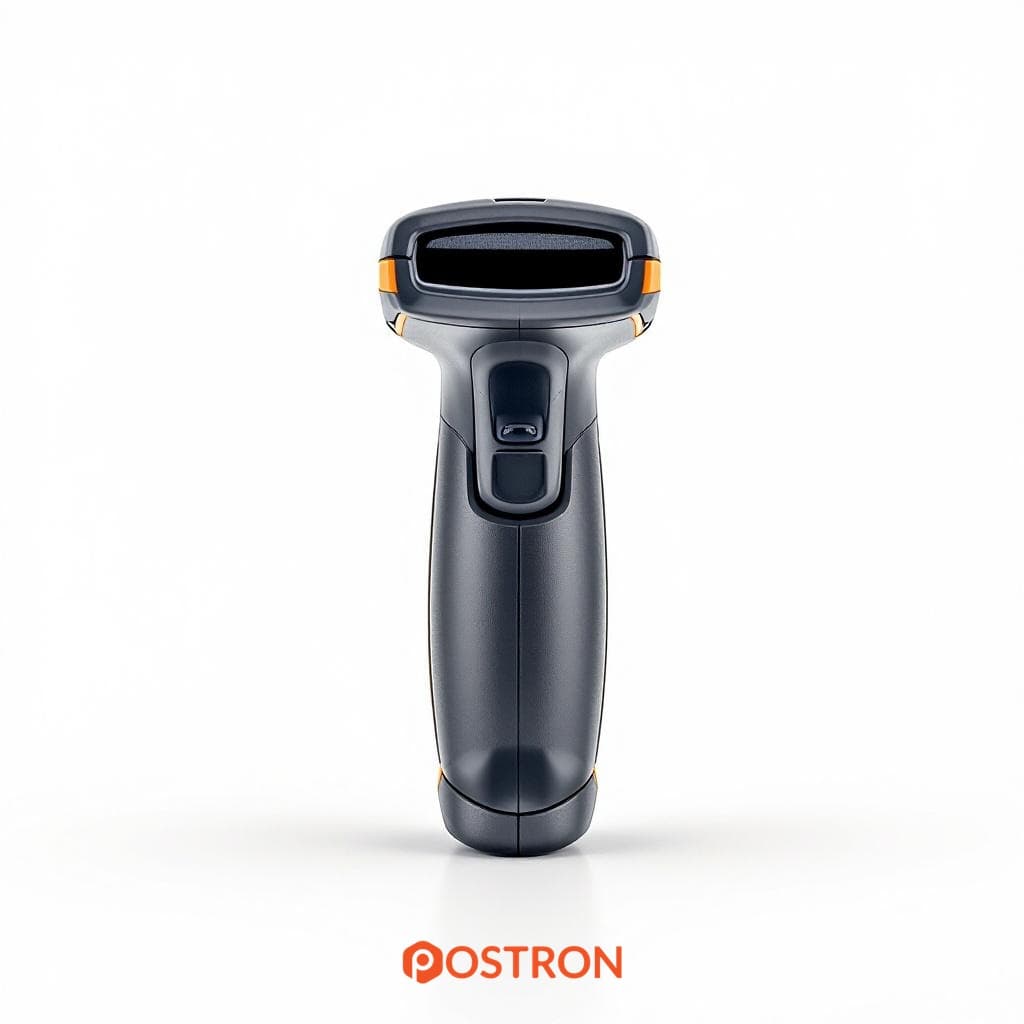 Postron - 2D Wireless Barcode Scanner with Triple Connectivity