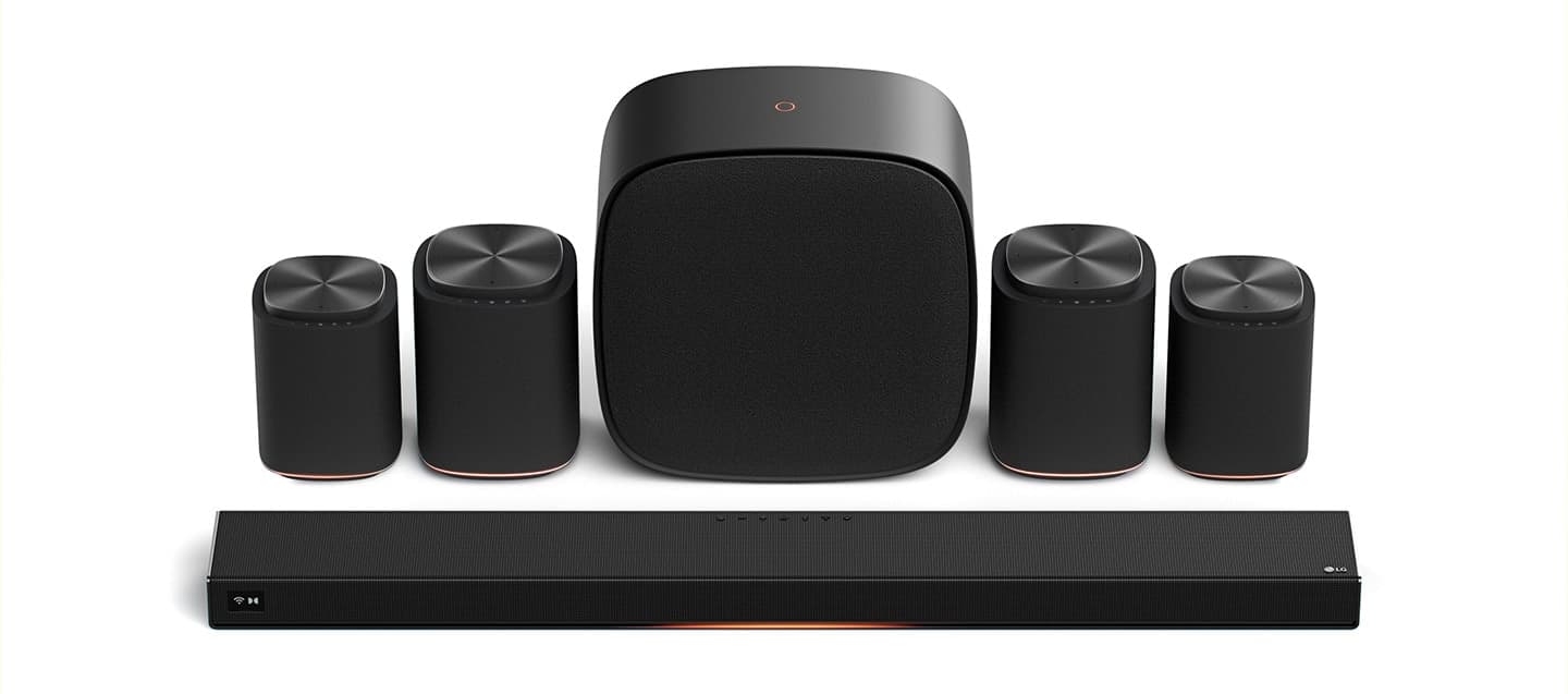 LG Electronics - S65TR 600W 5.1ch Soundbar with Wireless Subwoofer