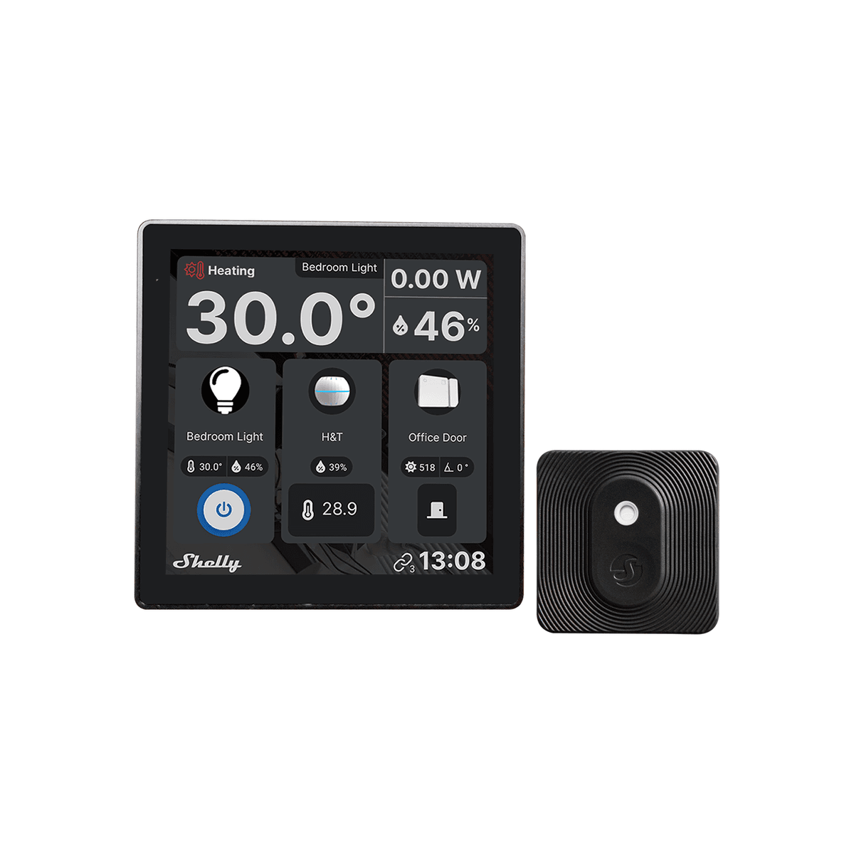 Shelly Wall Display incl Blu H&T - Wall Display incl Humidity and Temperature Sensor Bundle
