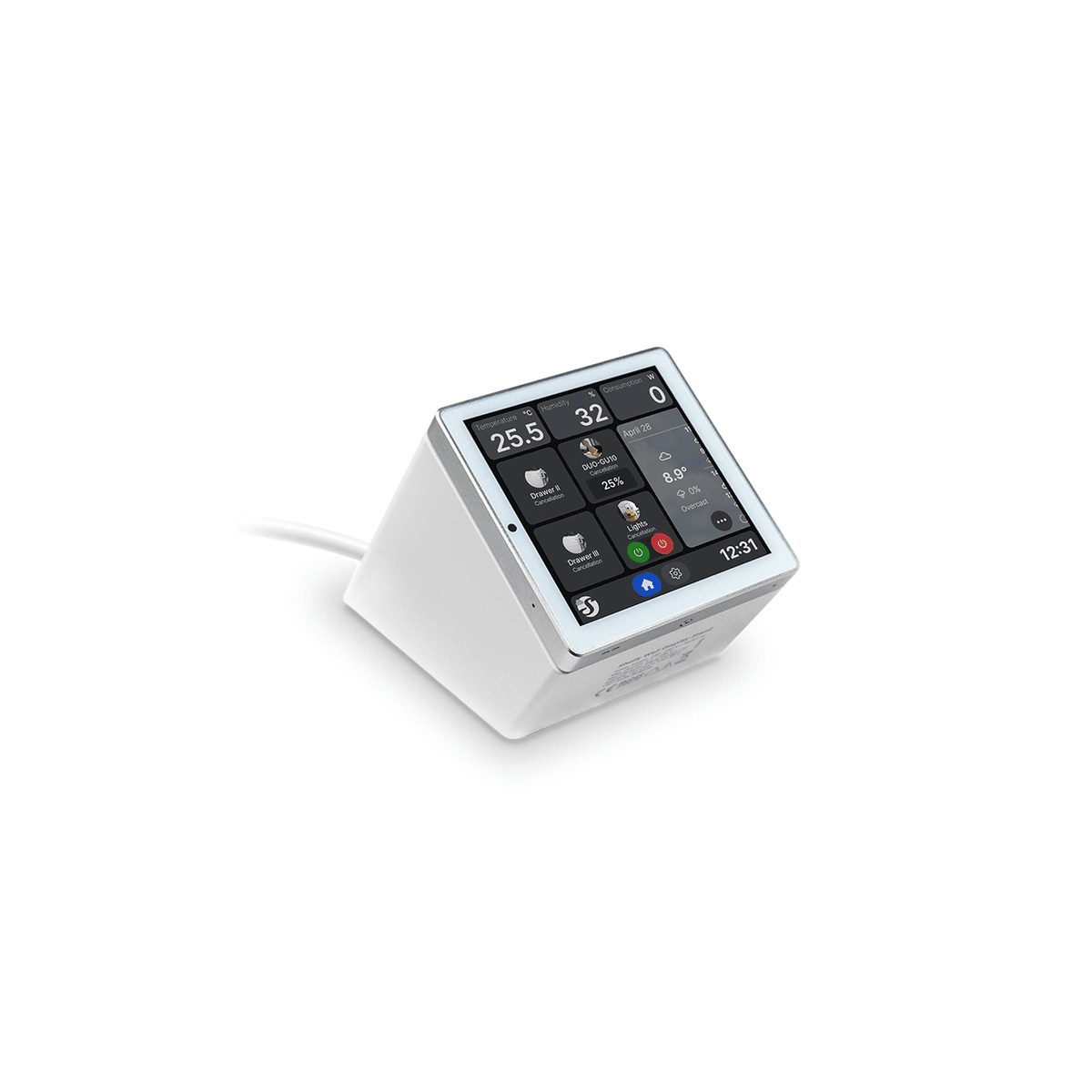 Shelly Wall Display Stand White