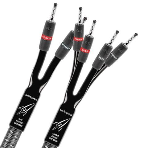 Audioquest Rocket 44 - Pre-Terminated Speaker Cable with Banana Plugs (Pair)