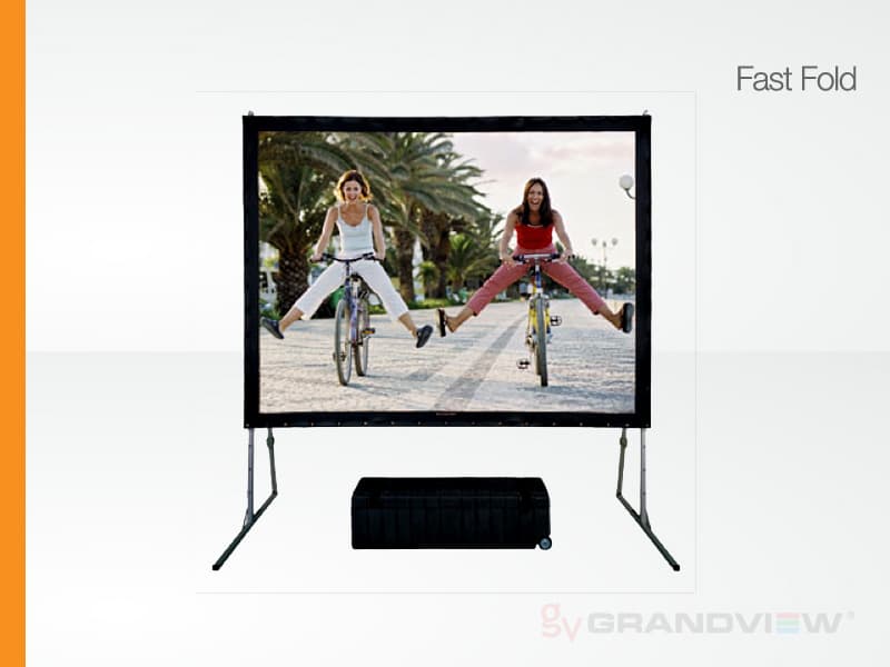 Grandview Super Mobile Fast Fold Screen - 120"