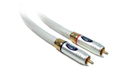 IXOS XHA-716 - 2 RCA-2 RCA Silver Plated Gamma Geometry - 1 Meter