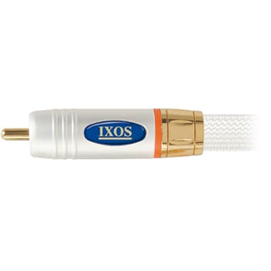 IXOS XHD 608 - 1 RCA-1 RCA Quad Shielded Silver Plated Coaxial - 1 Meter