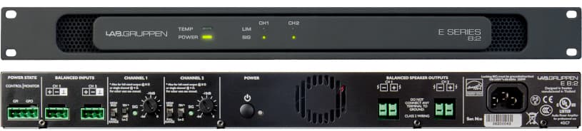 Lab Gruppen E8:2 Commercial Amplifier 2 channels | 800 W | Class D