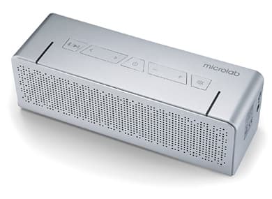 Open Box - MicroLab T5 - Portable Bluetooth Speaker - Silver