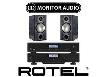 Rotel A12, Rotel CD14 & Monitor Audio Bronze 2