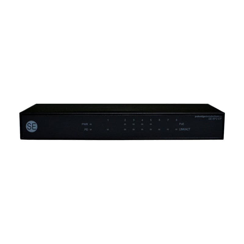 Pakedge SE-8P2-EP-A - 8-Port Gigabit Unmanaged PoE Pass-Through Switch