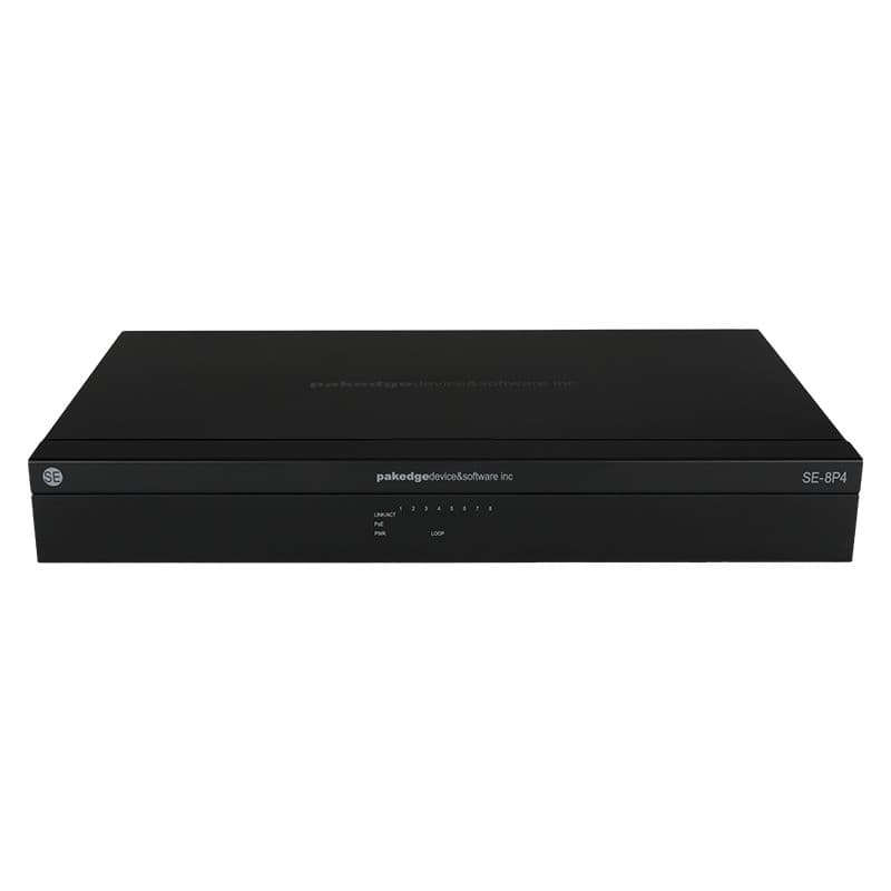 Pakedge SE-8P4 - 8-Port Gigabit Unmanaged PoE and PoE Plus Switch