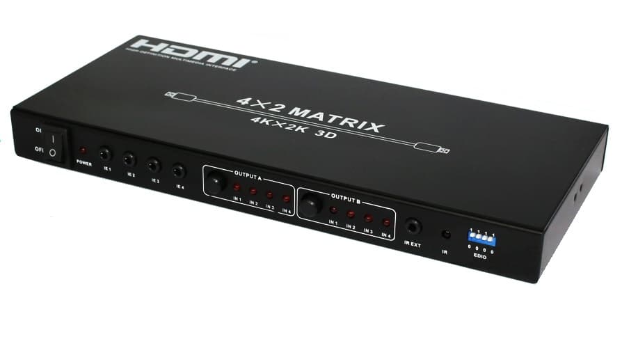 ResoluXion RX-HD006 - 4x2 HDMI 1.4 Matrix - Pre Order