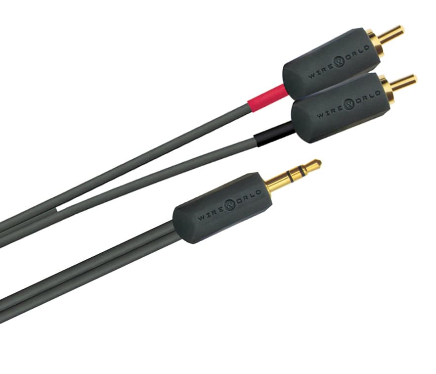 Wireworld iWorld Audio - 1.5M Jack to RCA cable