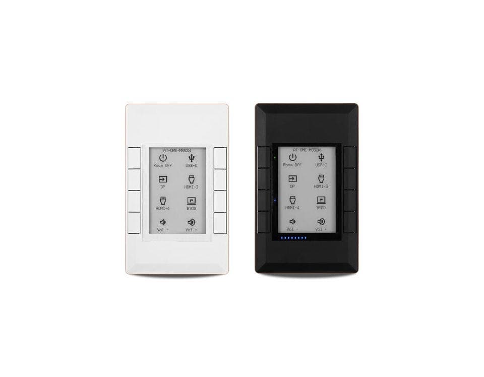 ATLONA ATL-AT-VKP-8E - Atlona Velocity 8 button keypad with e-ink display includes black and white North America bezels