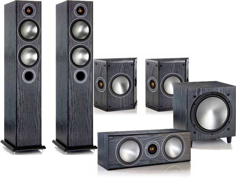 Monitor Audio Bronze 5 Package - New Series Bronze Home Theatre Speaker System (What HiFi Awards 2016)