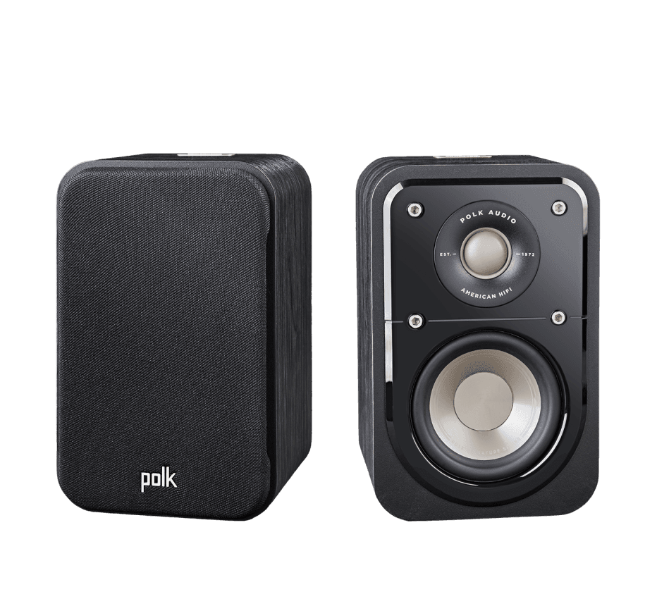 Polk Signature S10E - HiFi Home Theater Compact Satellite Surround Speaker - Pair