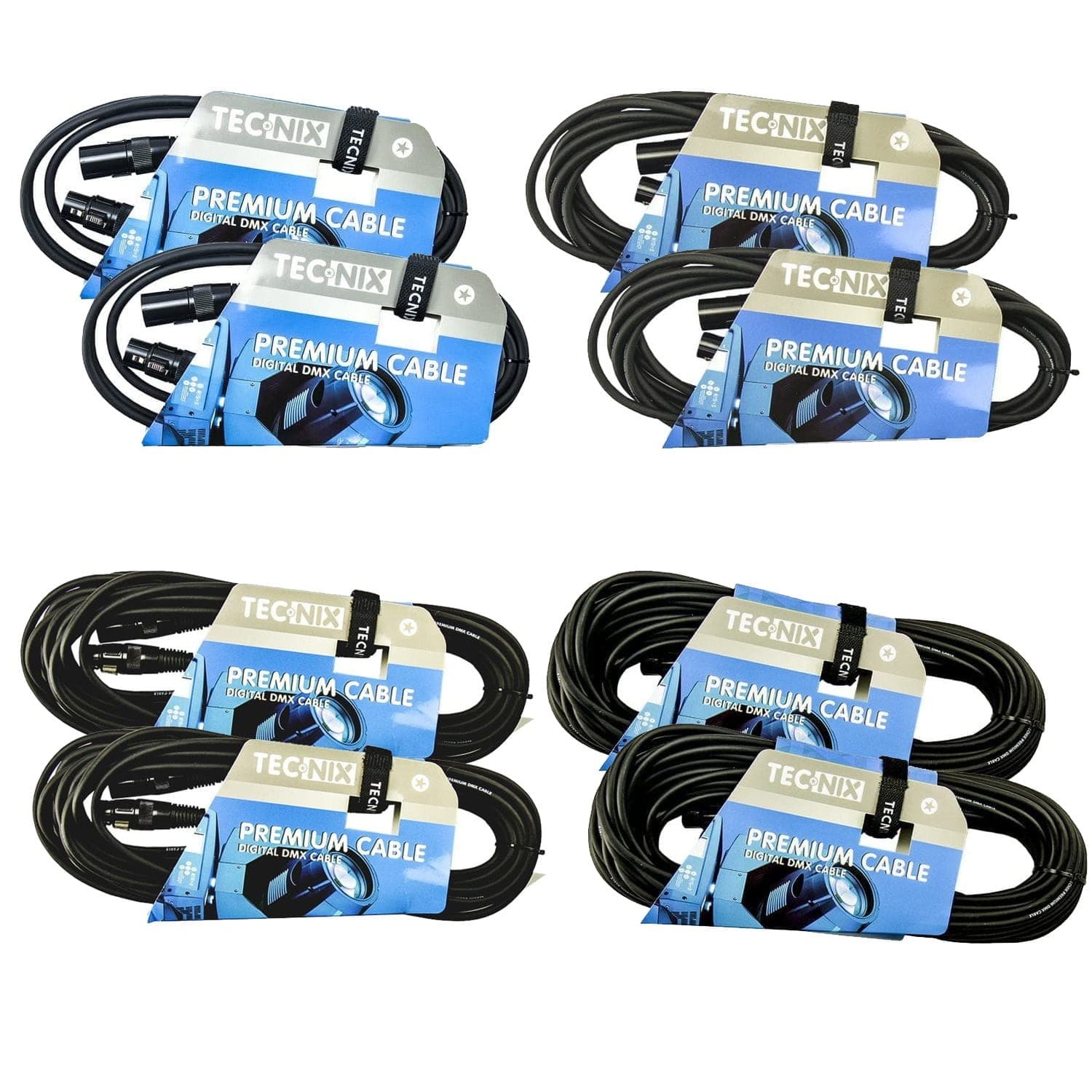 Power Dynamics Connex - PDC CX06-5 POWER/SIGNAL LEAD POWERCON B/ XLR MALE – POWERCON A/ XLR FEMALE 5M