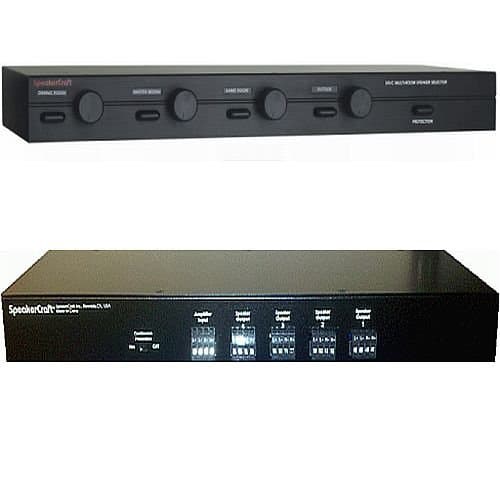 SpeakerCraft S4VC - 4 Zone Speaker Selector with Volume Control