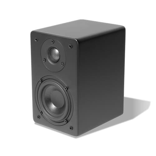 TruAudio CT Bookshelf Theater & Audio Speaker, Black