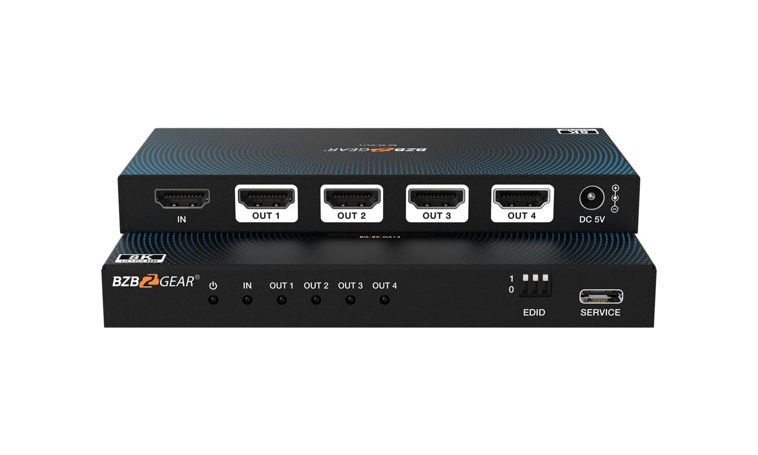 Wyrestorm SP-0108-SCL - 4K60Hz 1x8 HDMI Splitter | Dolby Vision & HDR | EDID Management | Down-Scaling | Audio De-embed