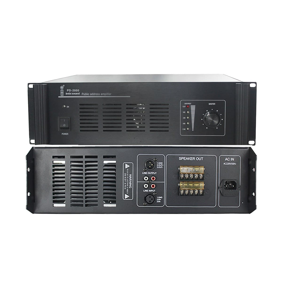 Imix - PD-2000 Public Address Amplifier (2000W)