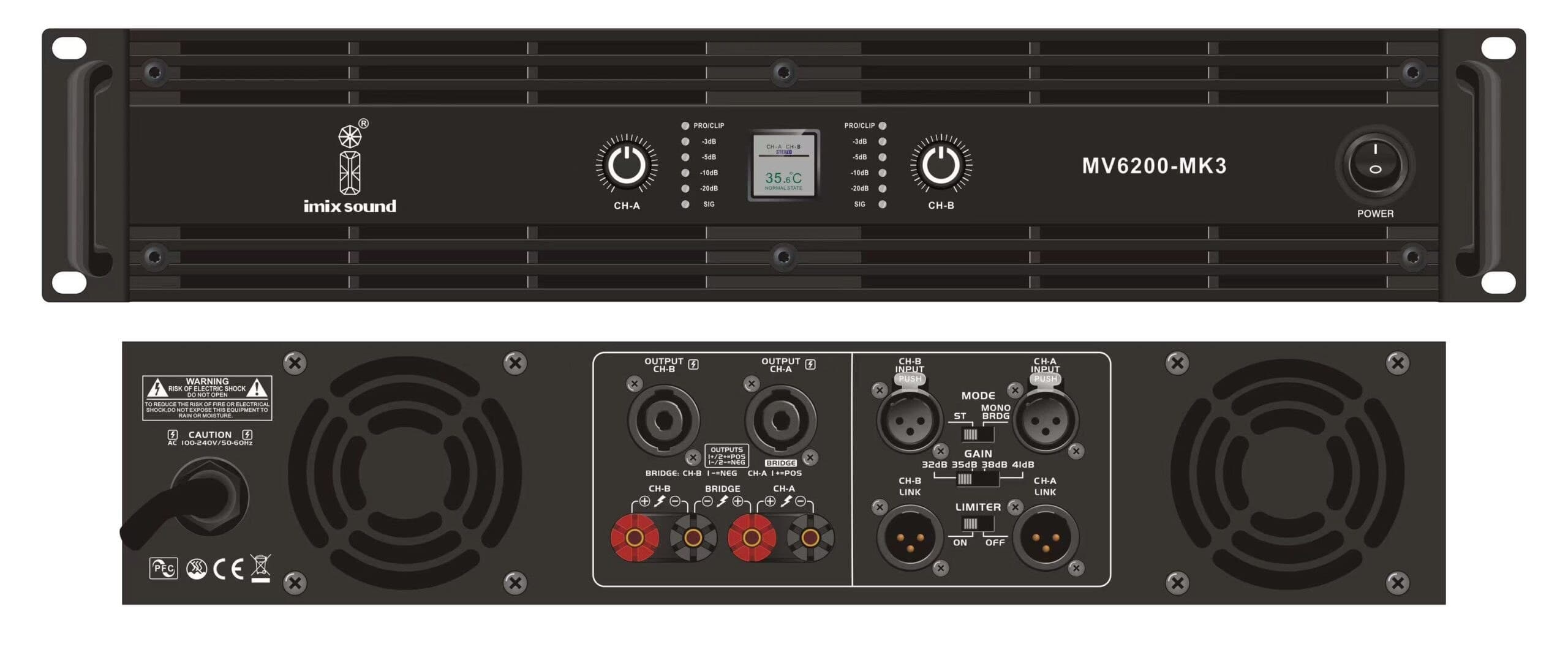 Imix MV6200-MK3 Power Amplifier