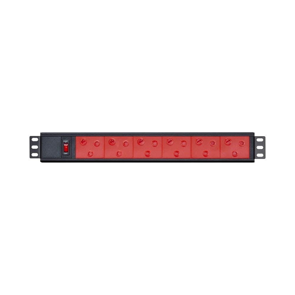 1.5U Dedicated 6-Way PDU with Master Switch