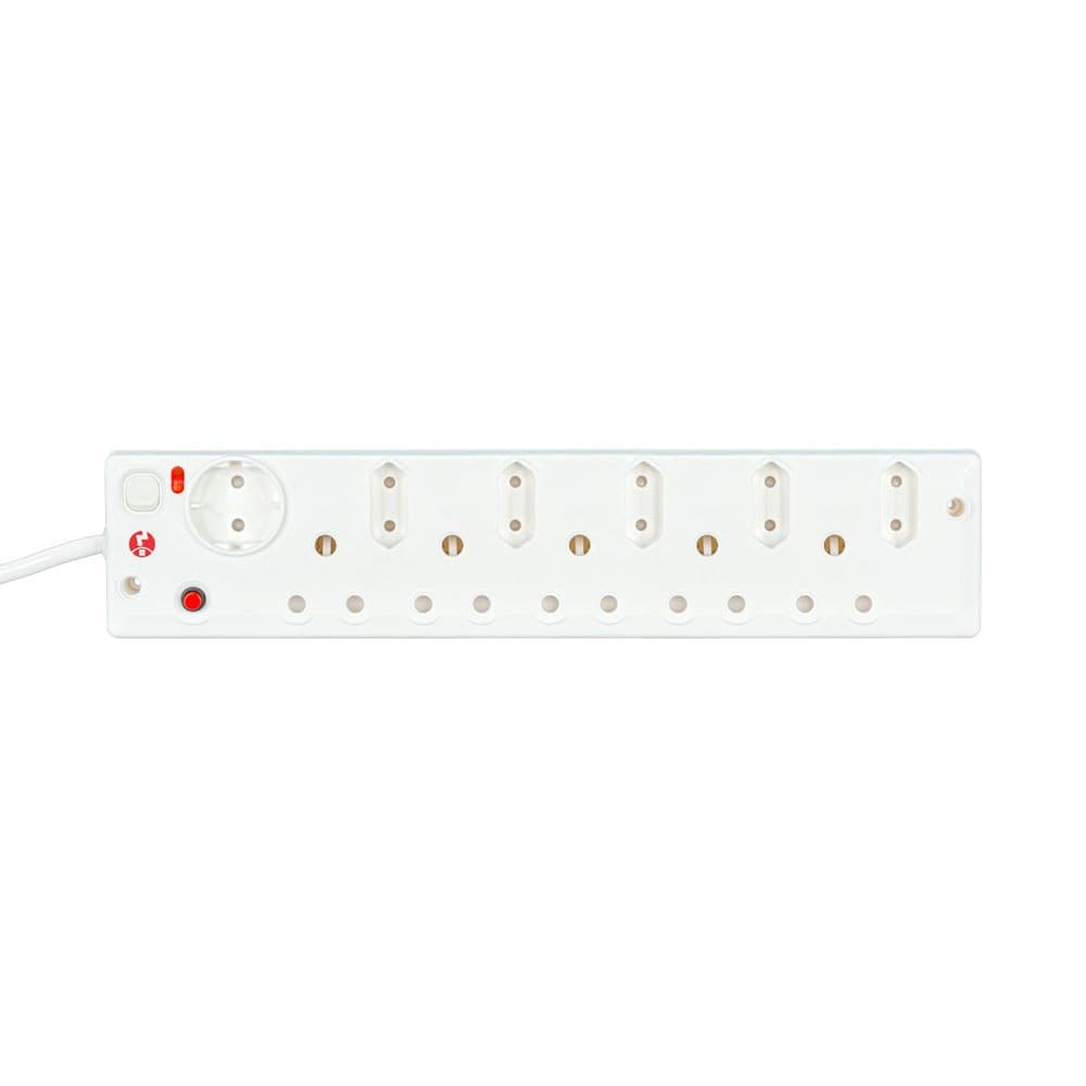 Generic Power Solutions - 11-Port Surge-Protected Multiplug with Switches (1x Schuko, 5x Euro, 5x SA)