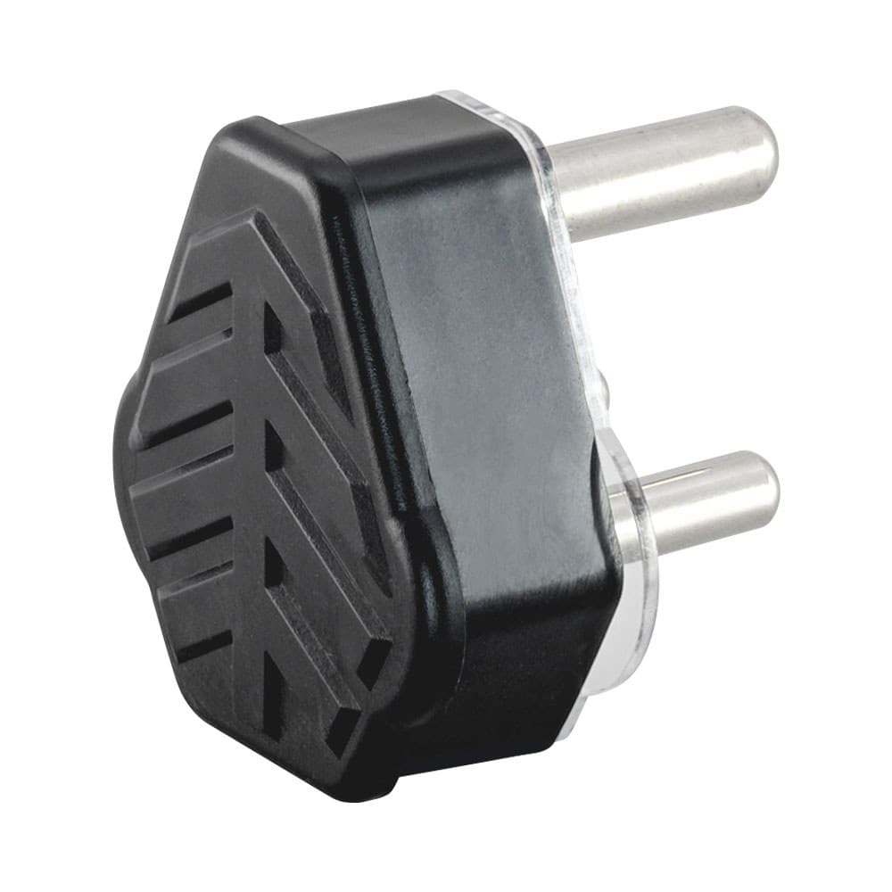 Generic Power Solutions - 16A 3-Prong Plug - Black