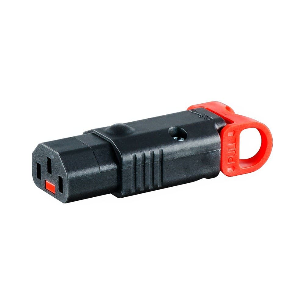 Generic Power Solutions - PWR-IECF-LOCK C13 Female Rewireable Lockable IEC Connector (LSZH)