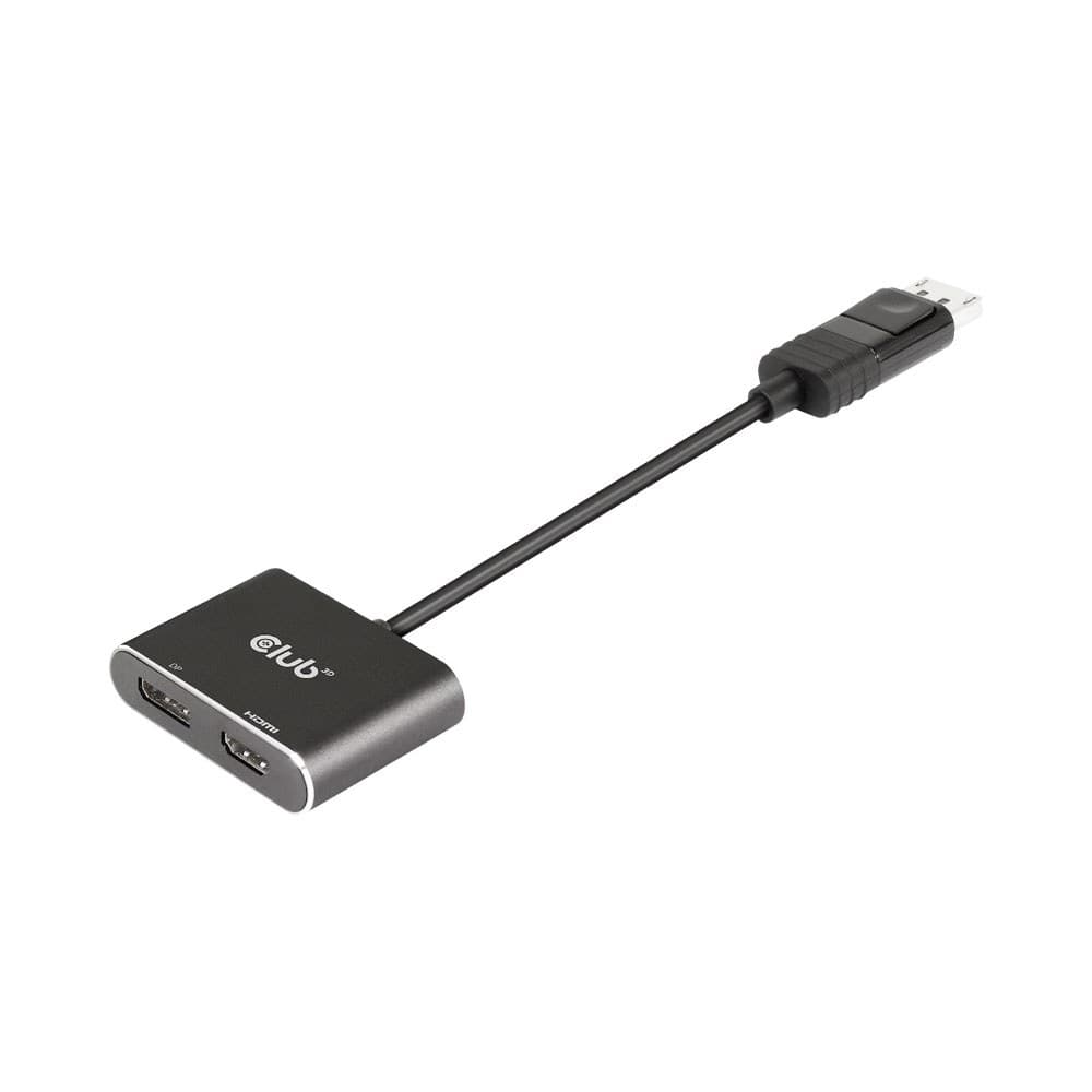 Club3D - DisplayPort 1.4 to DisplayPort + HDMI 4K@60Hz MST Hub (CSV-7220)