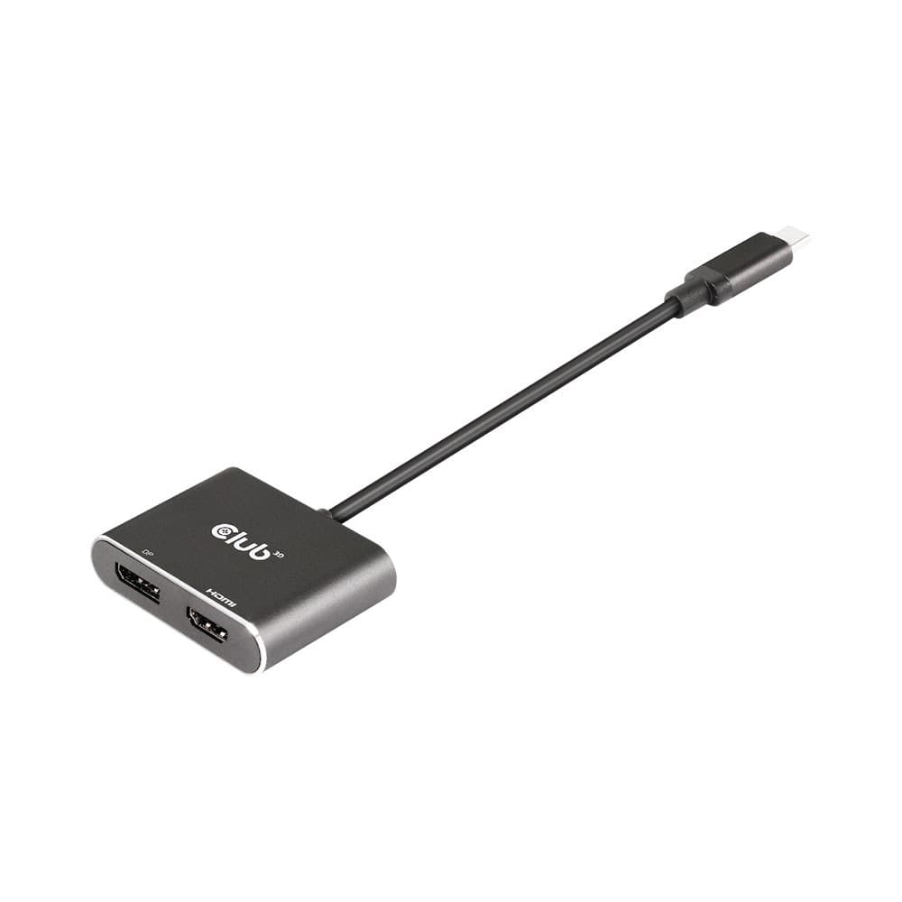 Club3D - USB-C MST to DisplayPort + HDMI 4K@60Hz Adapter (CSV-1552)