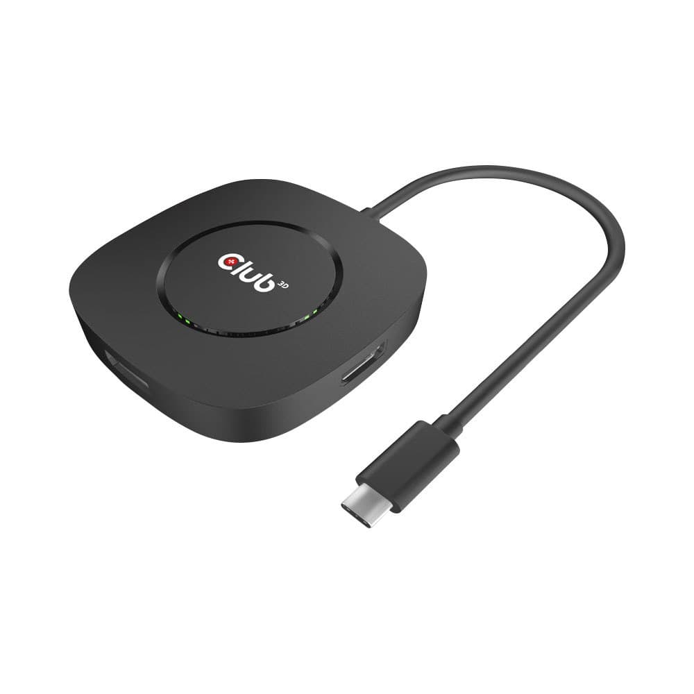 Club3D - CSV-1550 USB-C 3.2 Gen1 DisplayPort 1.4 Triple Monitor MST Hub 4K 60Hz